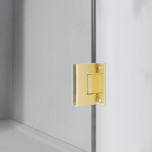 Goldene Duschbeschläge Accessoires, Badbefestigungen inklusive Scharniere - Bild 14 von 15