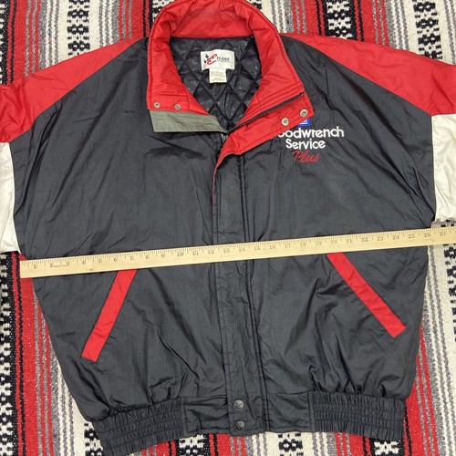 Vtg Dale Earnhardt Sr Mens Sz L Nylon Jacket #3 Goodwrench Service Plus Full Zip - Picture 10 of 14