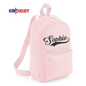 mini personalised backpack