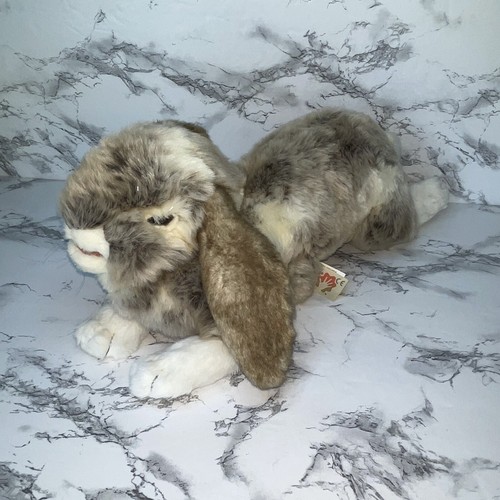 Folkmanis Floppy Lop Ear Bunny Rabbit Puppet Plush 18" Full Body Realistic Soft - Picture 5 of 12