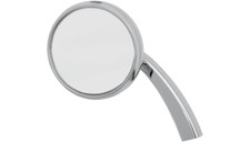 Todd's Cycle SML-1 Chrome Left Side Mirror for Harley Shooter Style Hand Cont...