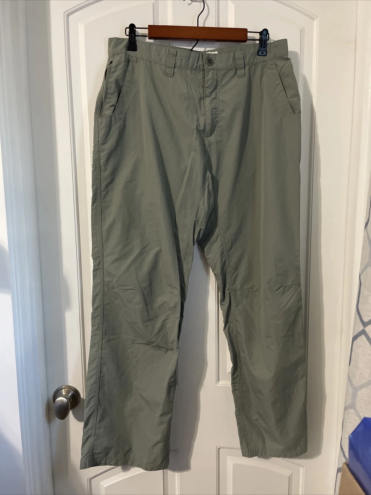 Mountain Khakis Nylon Hiking Fishing Pants Mens 34x30