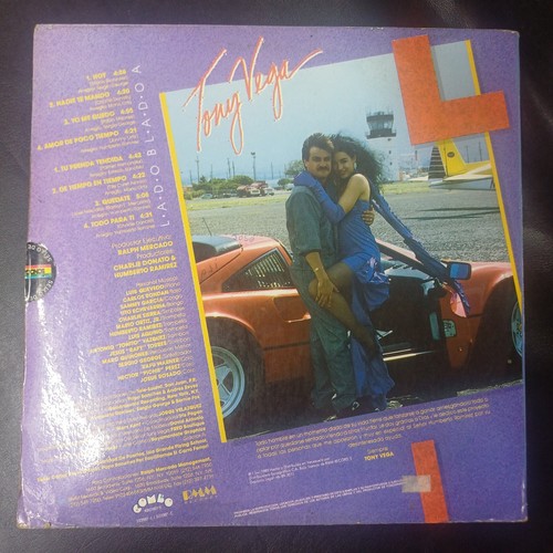Tony Vega – ¡Yo Me Quedo! - Latin Salsa, Venezuela, 1989 EX Alex D' Castro - Picture 2 of 3
