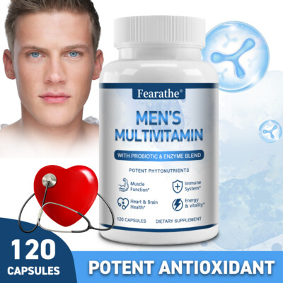 Men's Multivitamin - MultiMineral - Men Prostate Health, Muscle, Energy Support