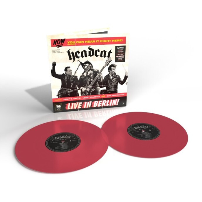 Headcat Live In Berlin Double Vinyl LP Colored Red New And Sealed