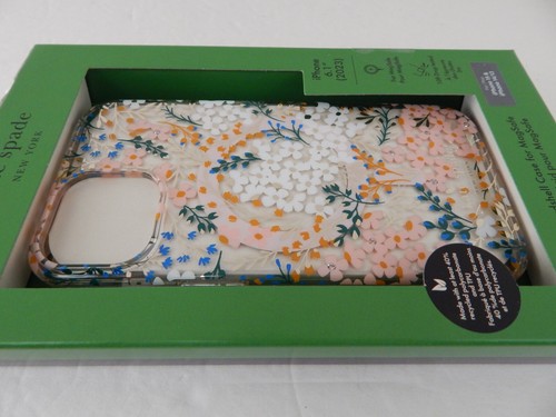 Kate Spade Hardshell Protective Case for iPhone 15 iPhone 14 Floral/Bling/Multi - Picture 6 of 8