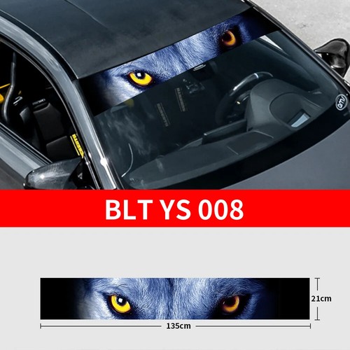 3D Eyes Car Sunshade Front Windshield Window Windscreen Banner Decal Stickers - Imagen 17 de 41