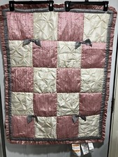 Bella Patchwork Girl Baby Crib Comforter 30 X 42 by The Peanutshell