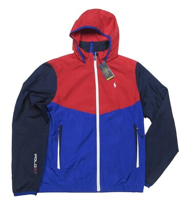 Polo Ralph Lauren Men's Blue Multi Colorblock Lightweight