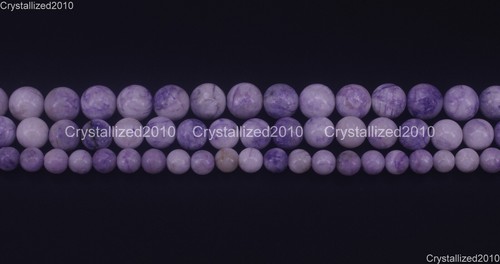 Natural Pale Purple Turquoise Gemstones Smooth Round Spacer Beads 6mm 8mm 15.5" - Picture 2 of 9