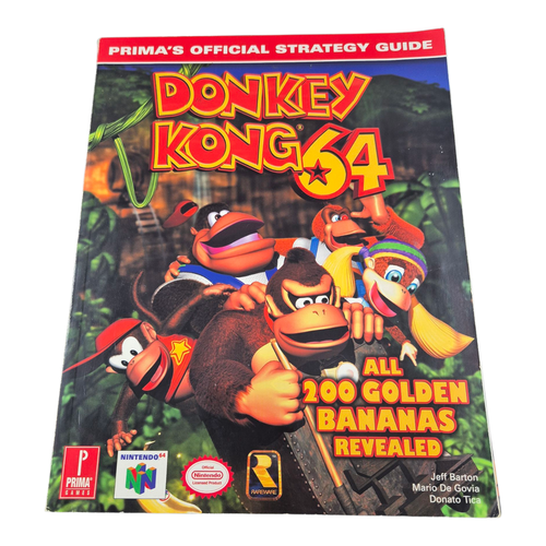 Donkey Kong 64 Nintendo 64 Official Strategy Guide With Map Prima Games - Foto 1 di 4