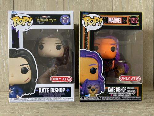 Funko Pop Marvel Hawkeye Lot 2 figures -Kate Bishop 1217 +kate Blacklight TARGET | eBay