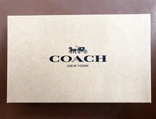 Coach Gift Box 6” X 10” X 2.5” Brown  🎁 Gift Box NEW