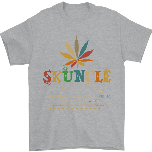 Skuncle Onkel Das Smokes Gras Lustig Drogen Herren 100% Baumwolle - Picture 105 of 106