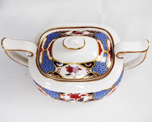 SHIMA by Spode Covered Sugar Bowl 4" tall NEW NEVER USED Y8172 made in England - Picture 4 of 7