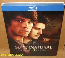 Supernatural The Complete Third Season (Blu-Ray, 2007) New Sealed