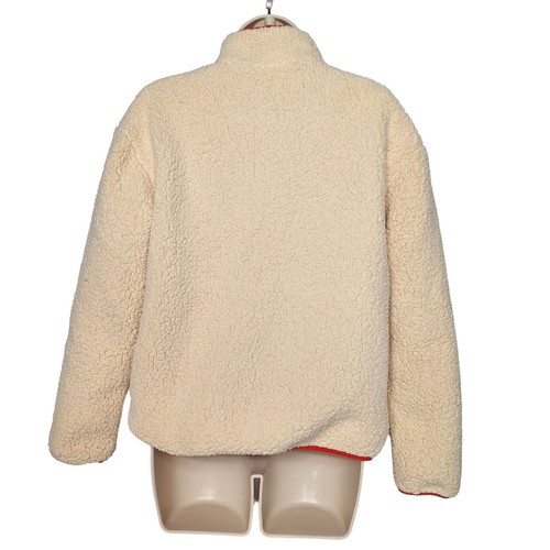 Lego Collection Target Sherpa Jacket Women Small Fleece Coat Contrast Pocket #1 - Picture 2 of 5