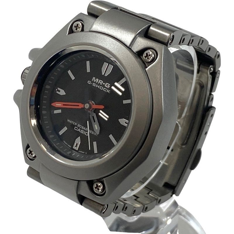 CASIO G-SHOCK MR-G MRG-120 MR.G 120-T Black Dial SS Quartz CASIO G-SHOCK MR-G MRG-120 MR.G 120-T Black Dial SS Quartz