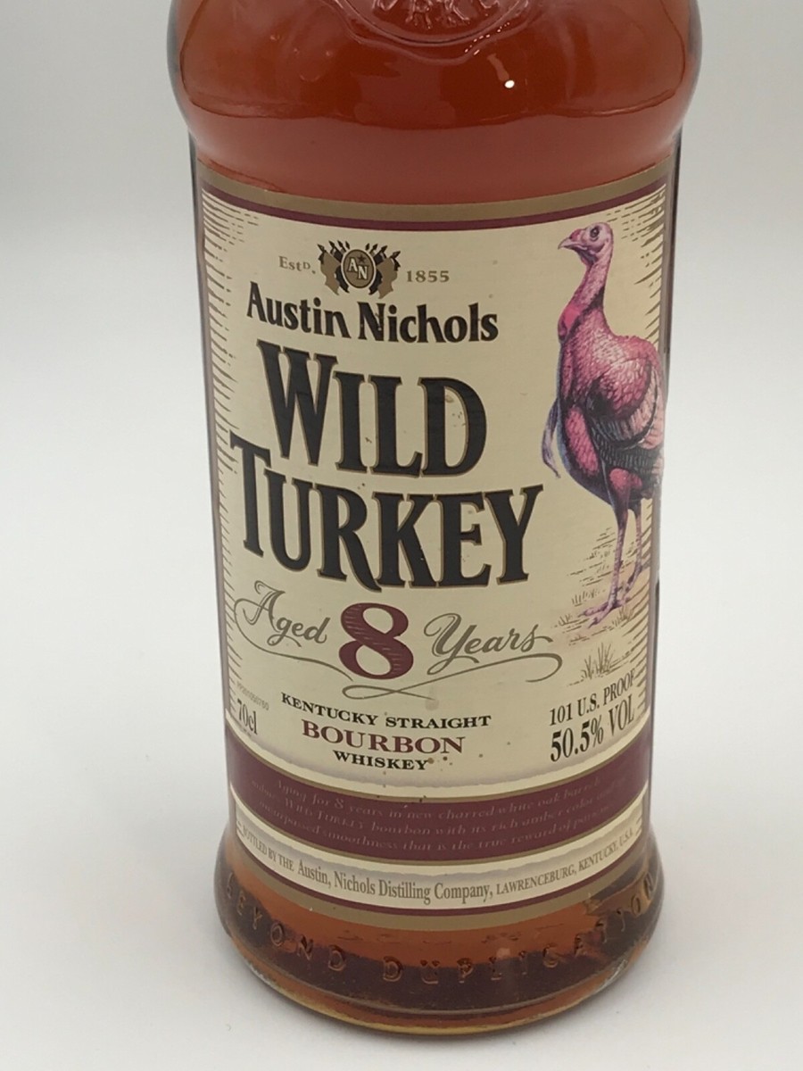 WHISKY WILD TURKEY 8 YEARS OLD KENTUCKY STRAIGHT BOURBON