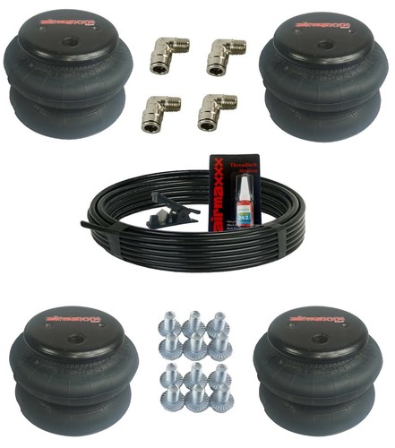 3/8" Front & Rear Bolt In Air Ride Suspension Bag Brackets Mounts Fits 63-72 C10 - Picture 14 of 24