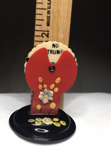 Rare Vintage Plastic Bridge Suit Marker No Trump Indicator ~ Spinner ~ Card Game - Bild 13 von 13