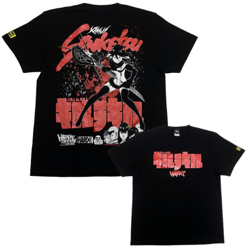 KILL la KILL Ryuko Matoi T-shirt Black Red Hardcore