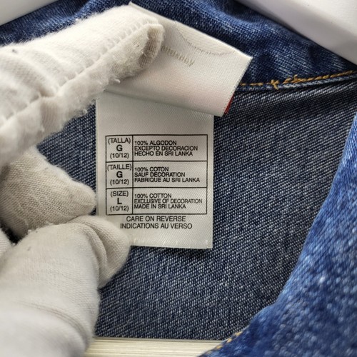Disney's Unisex Kids Size L Blue Denim Jacket - Picture 7 of 9