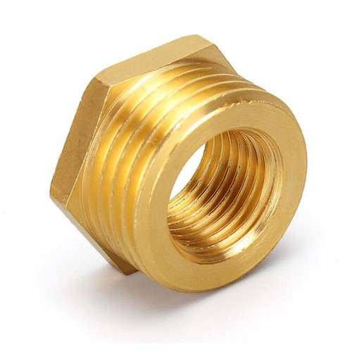 Messing Gewindefitting AG auf IG Reduzierstück Reduziernippel Adapter 1/8~2 Zoll - Picture 3 of 30