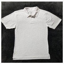 School Uniform Shirt - White Short Sleeve 2 Button Jersey Polo Boys Sizes S-XXL