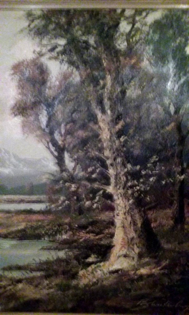 油彩画 Ein Gruß aus Deutschland 1982 油彩画 Ein Gruß aus Deutschland 1982 - メルカリ