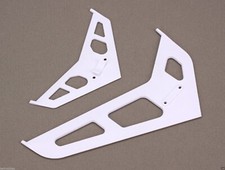 Blade 450 Stabilizer/Fin Set, White Blade 450 3D 450 X # BLH1672