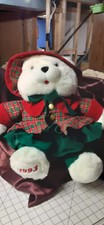 1993 xmas bear plush