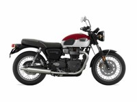 2022 Triumph Bonneville T100 Carnival Red Fusion White