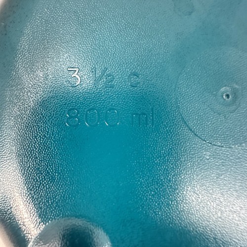 Tupperware Microwave Vent N Serve Bowl Set Of 3 Teal 3 1/2, 2 1/2 & 1 3/4 Cup - Picture 13 of 19