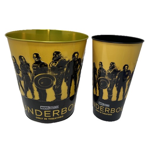 AMC Marvel Studios Thunderbolts latta popcorn secchiello e tazza teatro da collezione - Foto 2 di 5