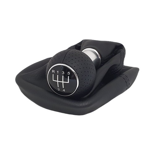 Schaltknauf 5-Gang Chrom Schaltsack Hebel Manschette für Audi A3 8L Bj. 00-03 - Bild 1 von 6