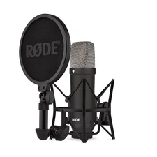 RØDE NT1 Signature Series Condenser Microphone with SM6 Shockmount and Pop Fi...