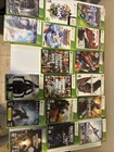 Microsoft Xbox 360 Game Bundle 19 Games, Untested.