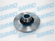 SAMKO 2x Bremsscheibe hinten voll passend für Renault Clio I B/C57 5/357
