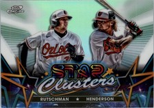 2023 Topps Cosmic Chrome Star Clusters SC4 Adley Rutschman G Henderson BB