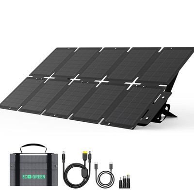 Ecogreen Portable Solar Panel 100W Monocrystalline 24.8 High Efficiency