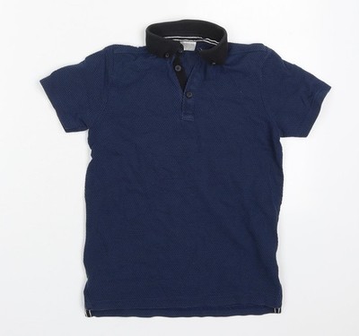 Blaues Basic-Polo Jungen UK-Größe 6-7 Jahre F&F