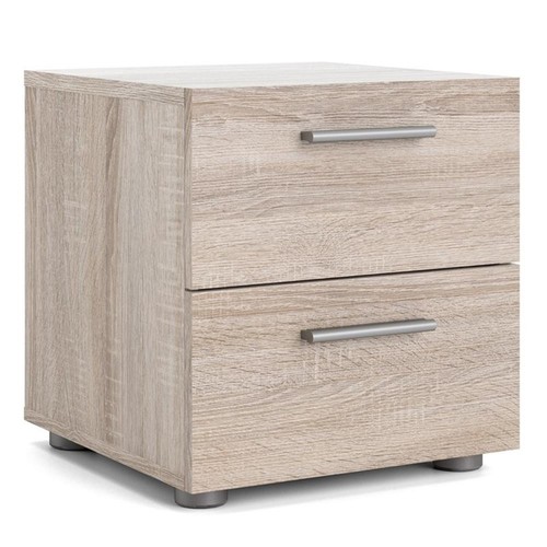 Home Square Engineered Wood Brown Dresser + Chest + 2 Nightstands 4pc Set - Picture 5 of 24