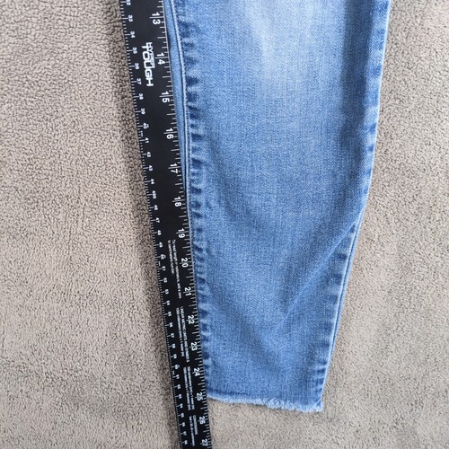 Lucky Brand Ava Skinny Ankle Jeans Damen 8 x 29 blau Denim mittlerer Bund ausgefranster Saum - Bild 5 von 14