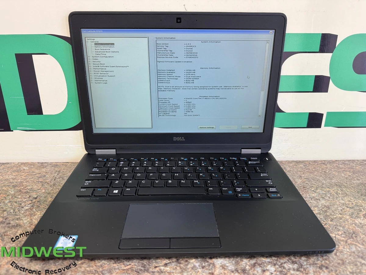 Dell Latitude E7270 PC Laptops & Netbooks for Sale | Shop New
