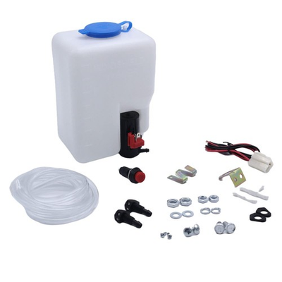 #ad Universal Car Windshield Washer Pump Kit white $27.99