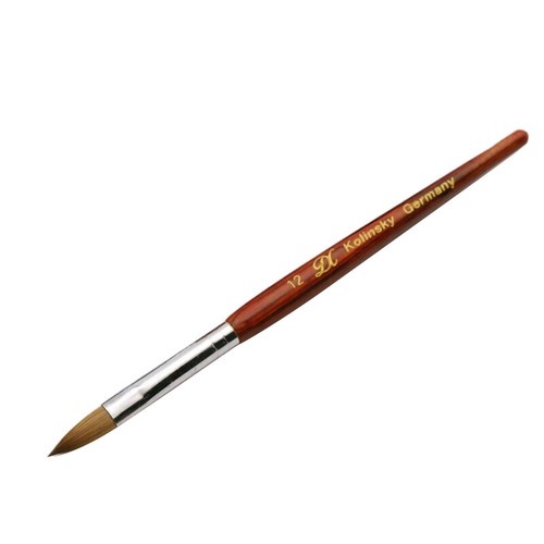 1*Kolinsky Sable RED WOOD Acrylic Nail Brush Nail Art Set Size 2#+4#+6#+8#+10# - Picture 11 of 29