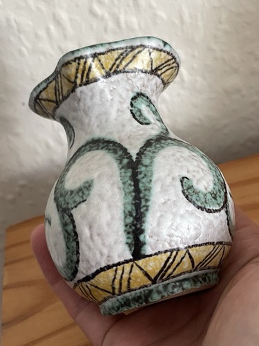 Ruscha Handgemalt German Pottery small Jug Vase Vintage - Picture 7 of 10