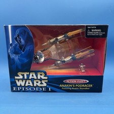 Star Wars Episode 1 Action Fleet Anakin's Podracer w  Anakin Skywalker Sealed