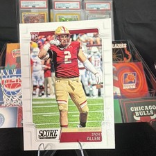 Panini 2019 Score Zach Allen Boston College Eagles RC Rookie Card #395 NFL. rookie card picture